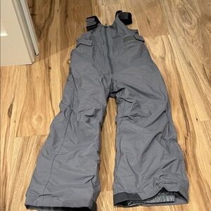 Columbia Charcoal Snow Bib Pants size youth XS